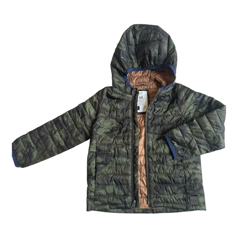 GAP Kids ColdControl Camo Puffer Jacket – XS (4/5)